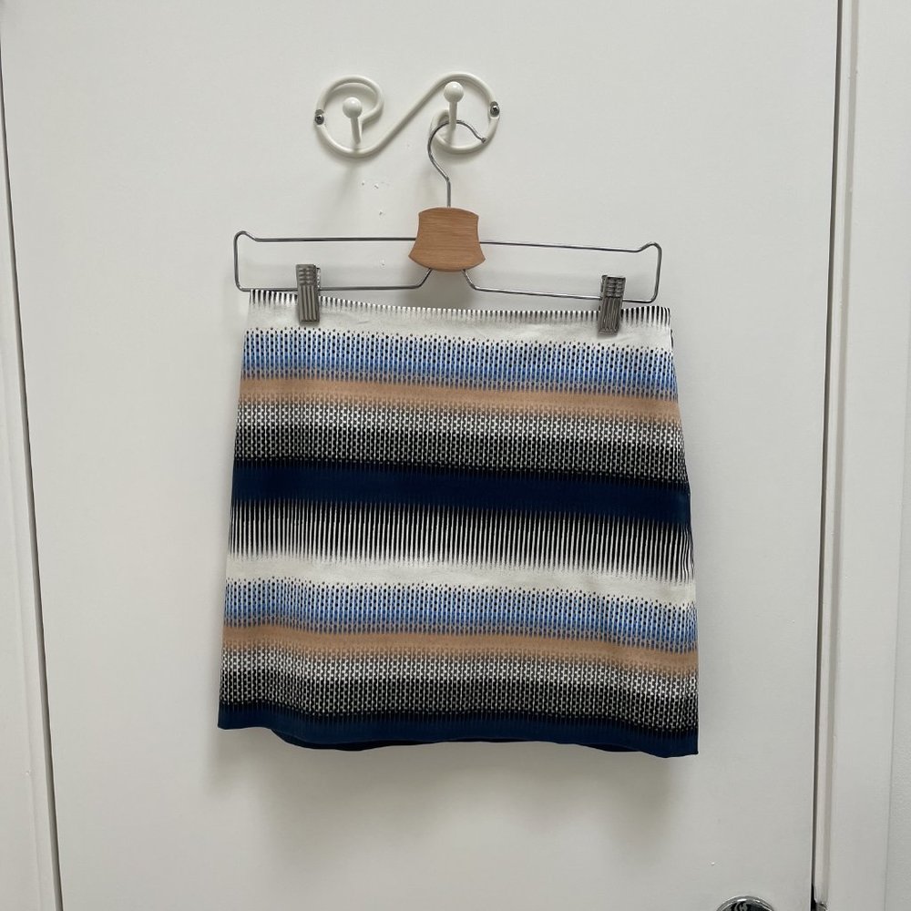 Club Monaco Striped Mini Skirt Size 2